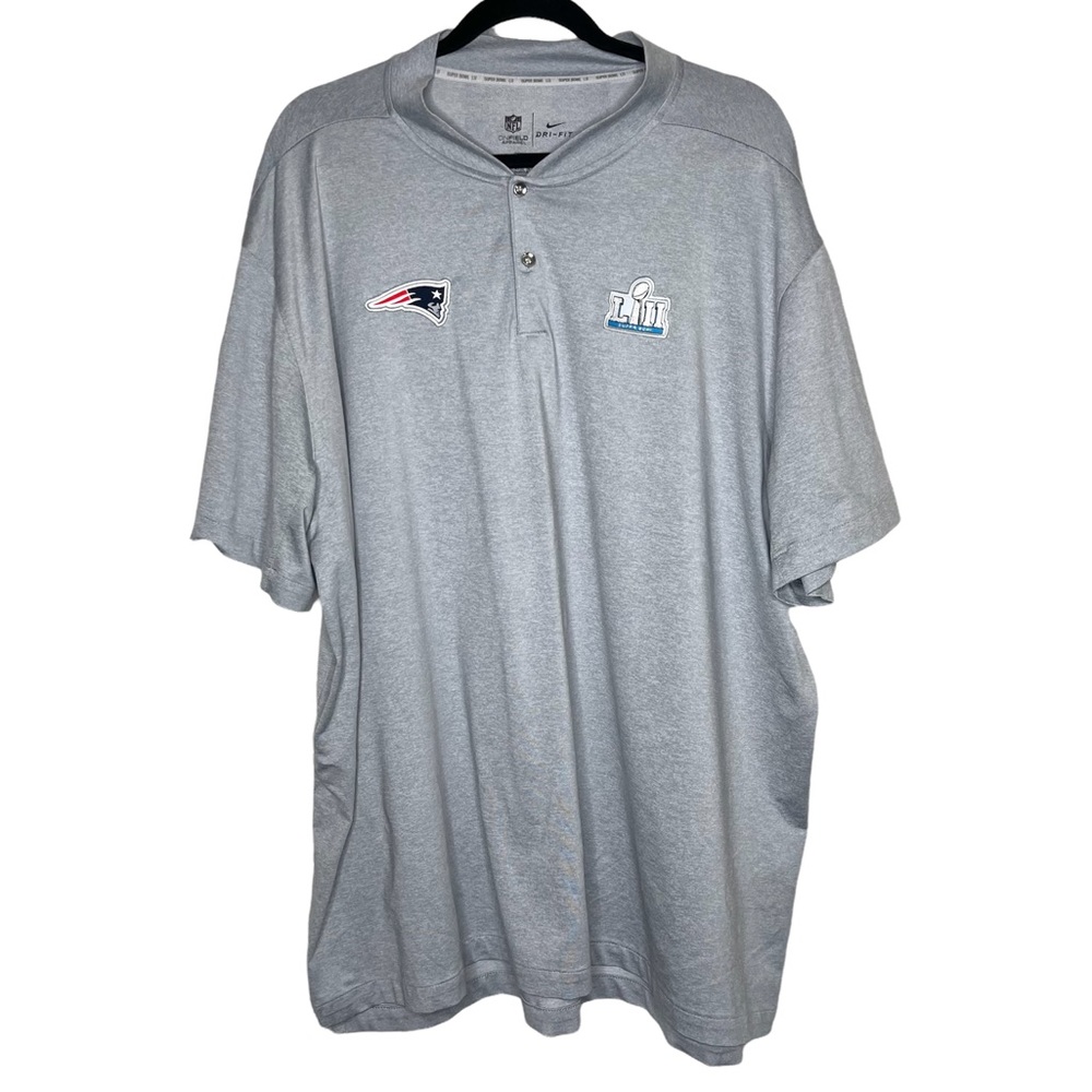 Nike NFL New England Patroits SuperBowl Polo Shirt Size 3XL